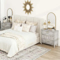 Meuble de rangement 3 tiroirs gris et blanc – Simple, pour chambre / salon / bureau