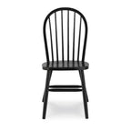 Chaise de salle à manger à dossier fuseau Windsor en bois massif International Concepts